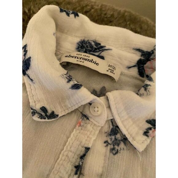 ABERCROMBIE KIDS GIRLS LONG SLEEVE Blouse SZ M 12 - Picture 3 of 6